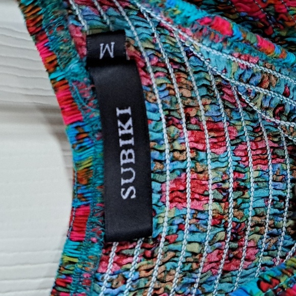 Subiki Smocked Floral Square Neckline Flowy Boho Teired Midi Maxi Long Dress - Picture 4 of 11